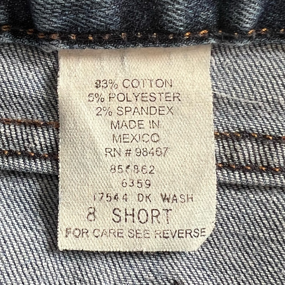 Boston Proper Paris Fit Jeans Dark Wash 8 Short Straight Leg DK Wash 8S - Picture 9 of 14